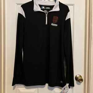 Woman’s SF Giants quarter zip long sleeve top